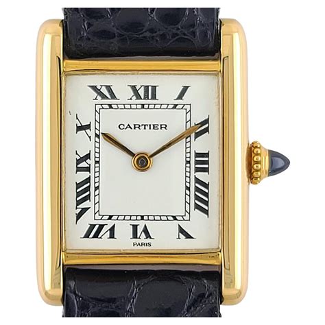 cartier tank 70's fake|1970s cartier dial.